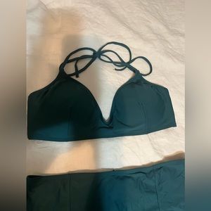 J Crew Jade Green High Waist Bikini